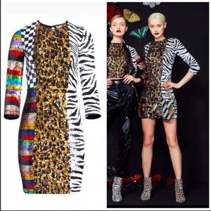 Jae keyhole back sequin mini dress